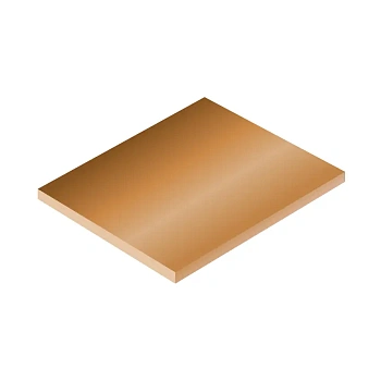 Плита бронзовая БрО10С10 450х2000х3000 мм ГОСТ 18175-78 из оловяной бронзы