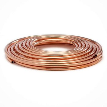 Труба медная отожженная в бухтах М3 212х6 мм ГОСТ 617-90