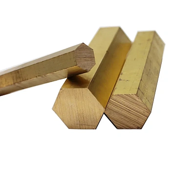 Латунный шестигранник для приборостроения ЛС59-1 27 мм ГОСТ 2060-2006 горячекатаный