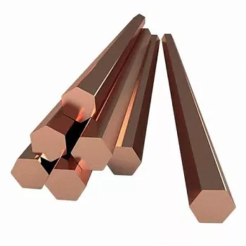 Шестигранник медный М1 53 мм ГОСТ 1535-2016 ДШГНТ